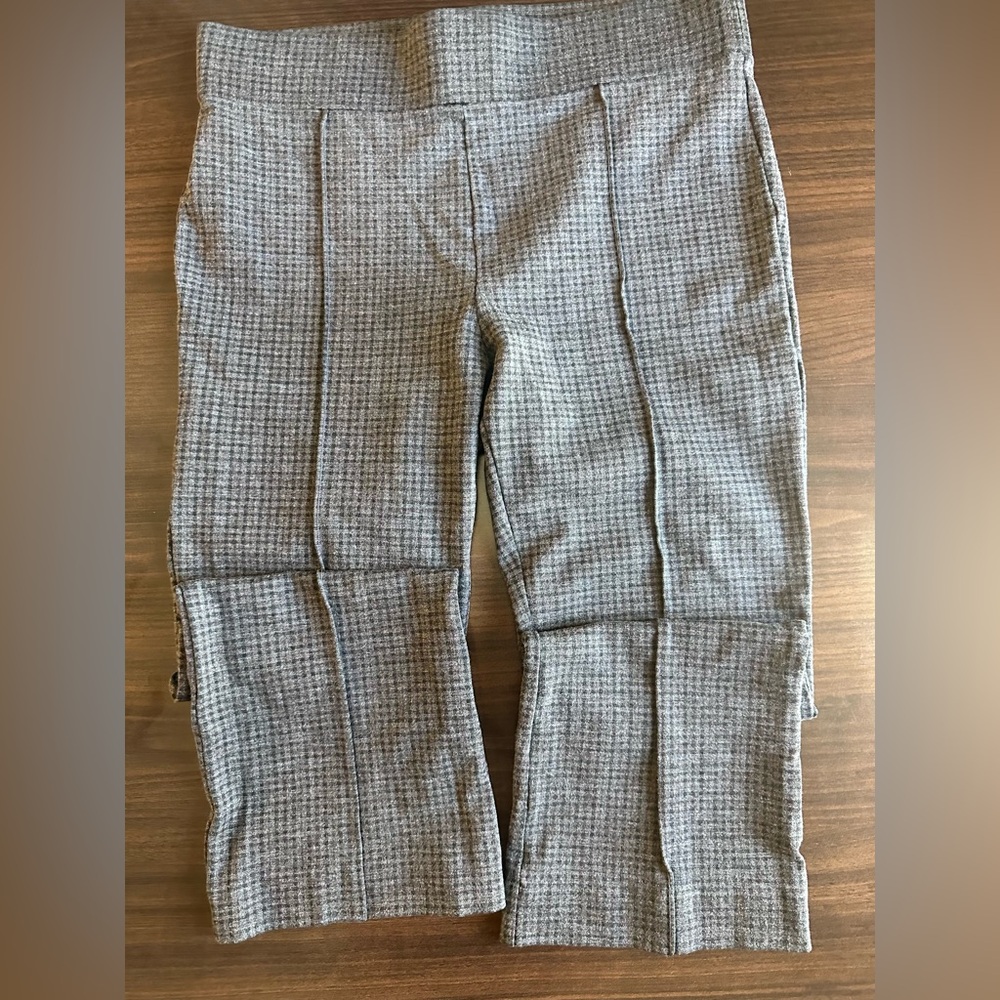 Wide Leg Plaid Pants